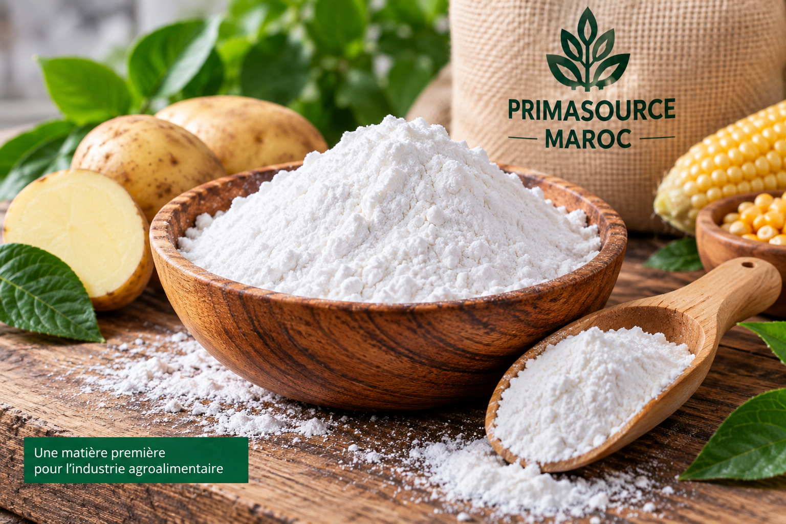 Amidons natifs pour l’industrie agroalimentaire au Maroc - Primasource Maroc