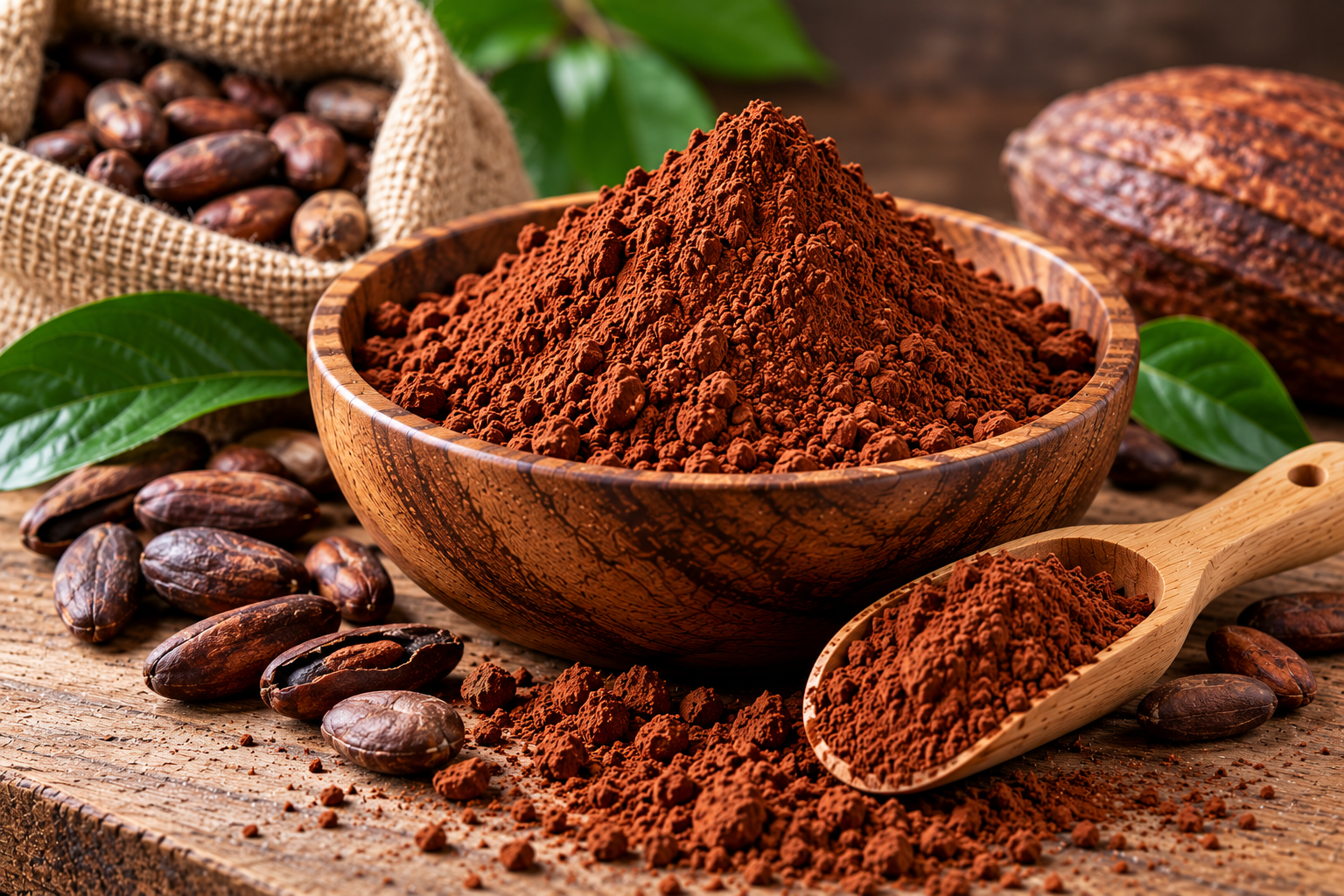Poudre de cacao pour professionnels de l’agroalimentaire au Maroc
